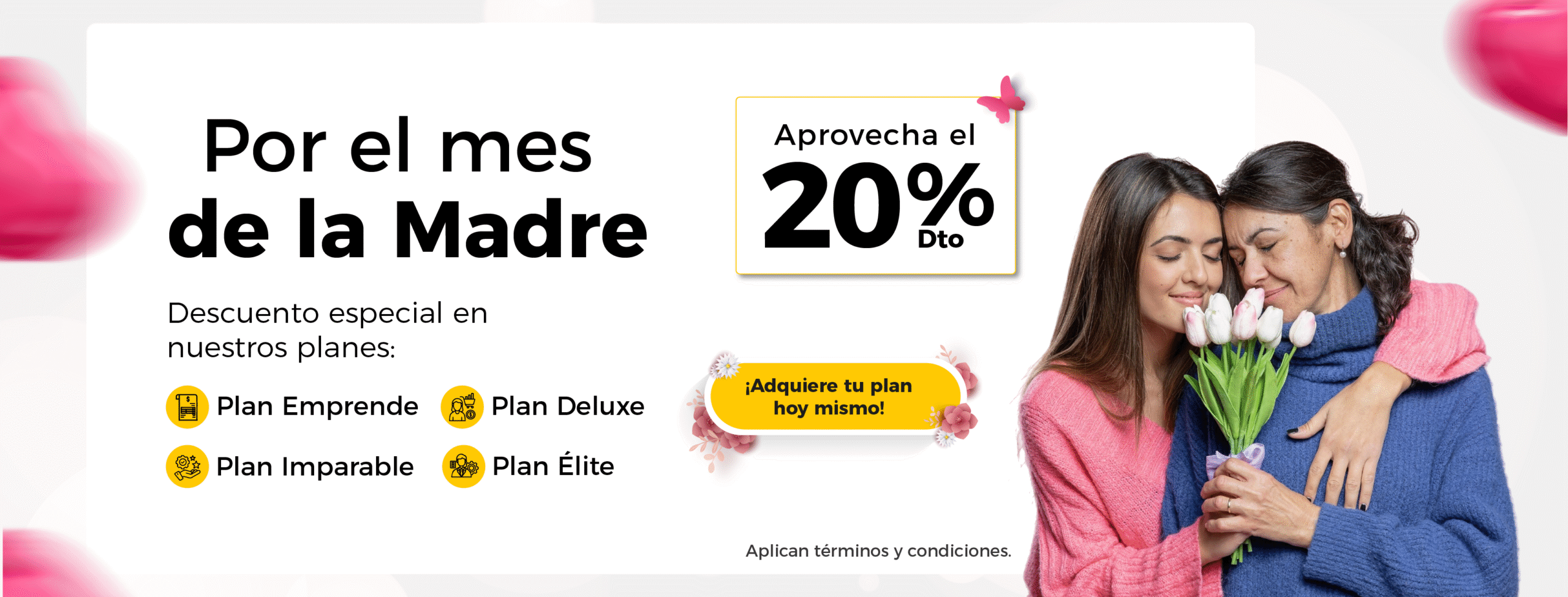 20% de descuento mes de las madres